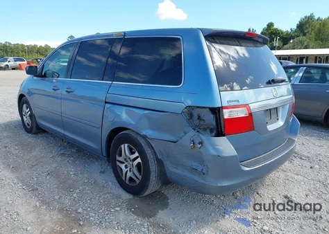 2005 Honda Odyssey Ex-L из США, поврежденный, VIN 5FNRL38775B080360